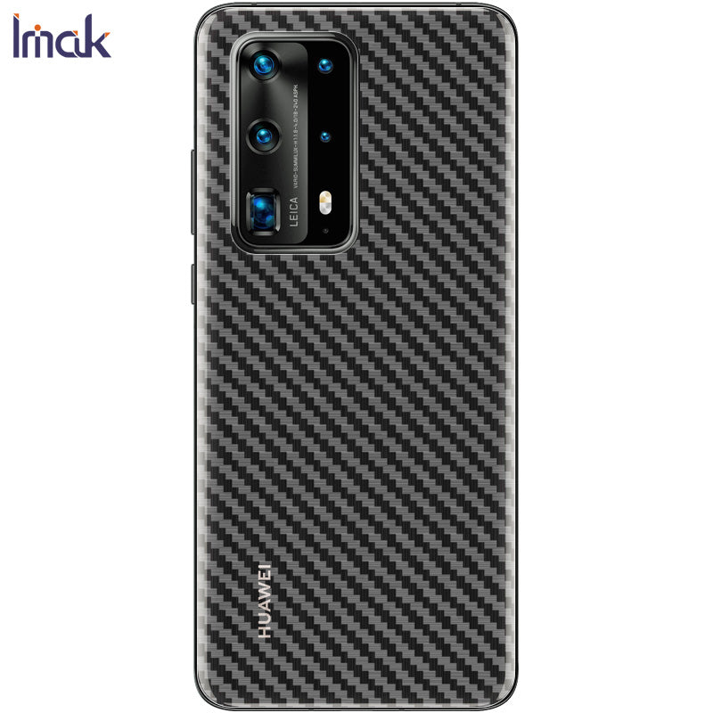 IMAK Carbon Fiber Texture Soft PVC Back Protector pro Huawei P40 Pro IMAK Carbon Fiber Texture Soft PVC Back Protector pro Huawei P40 Pro